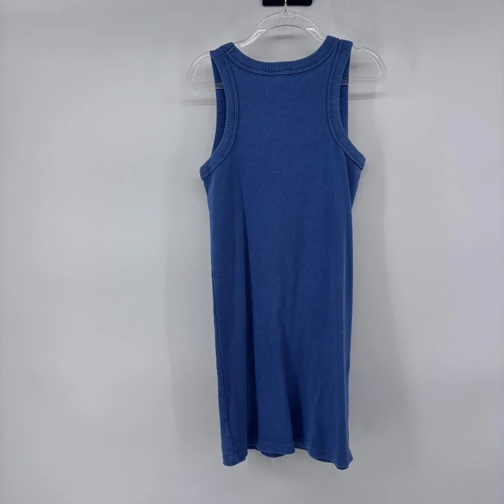 GAP Kids Dress Size M‎ (8) Blue Ribbed Sleeveless Casual Everyday